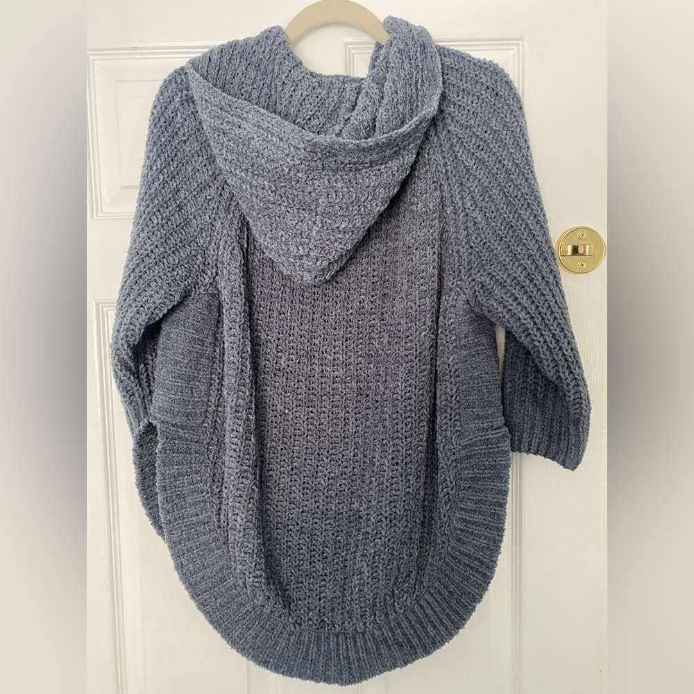 Express Blue Chenille Knit Sweater Size Small